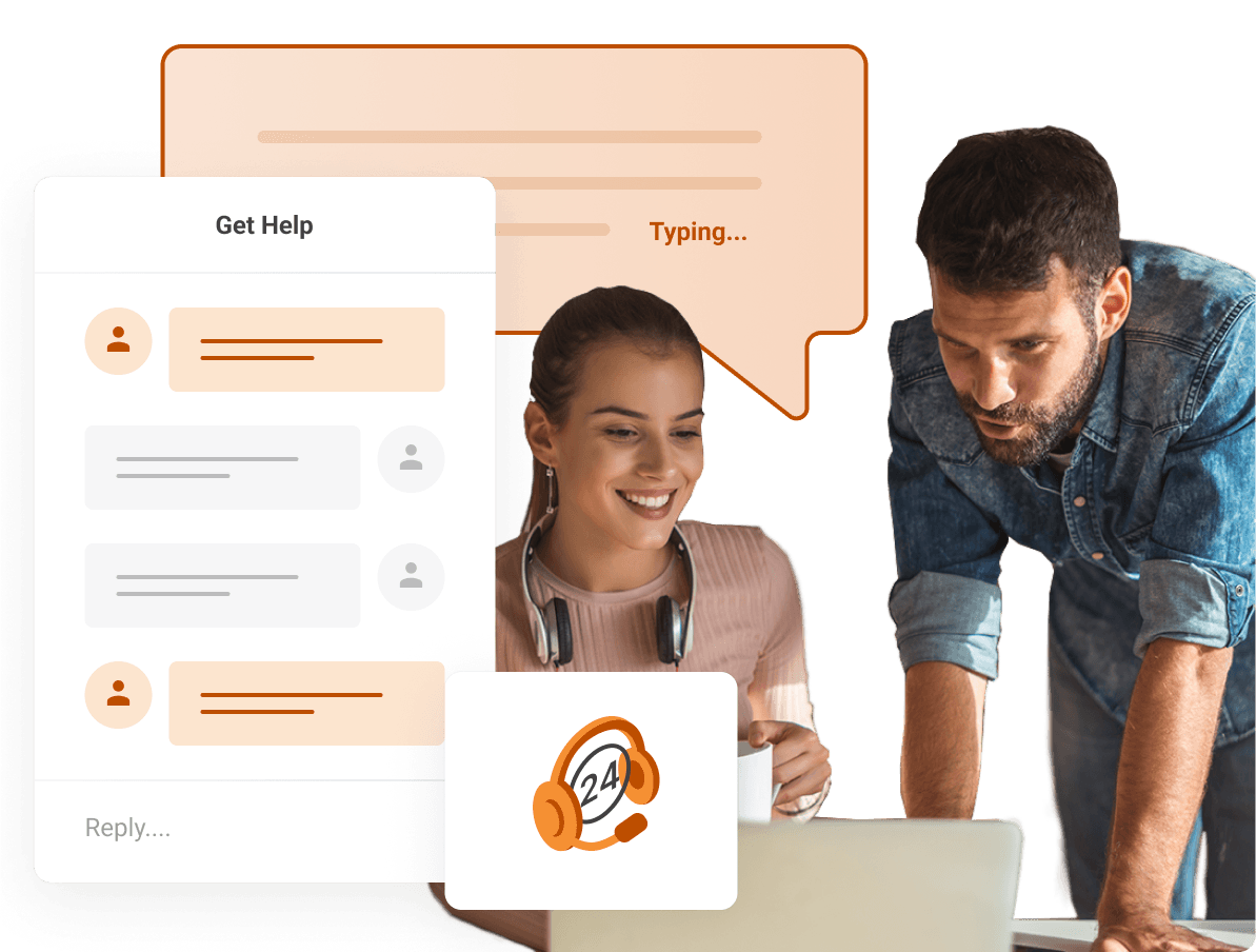 Our technical team is here to help you 24/7!