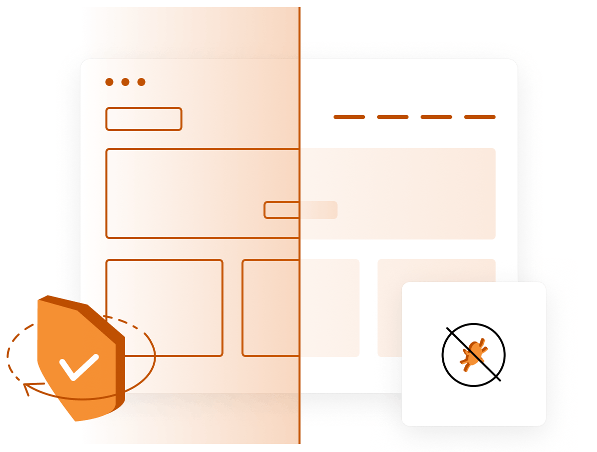 Professional security features for your website