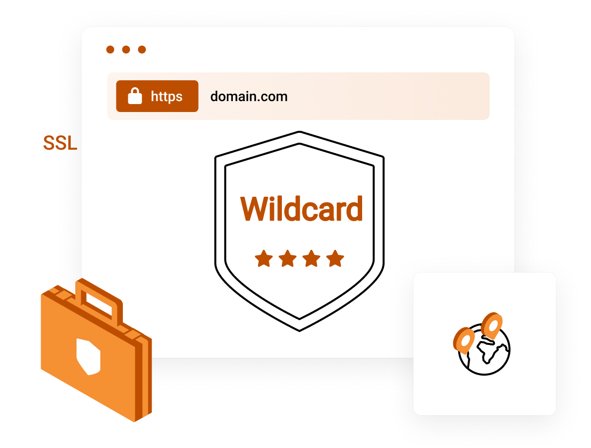 Secure unlimited subdomains on a single certificate